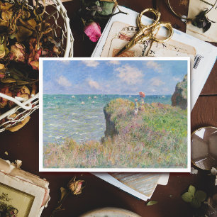Cliff Walk at Pourville by Claude Monet Postcard