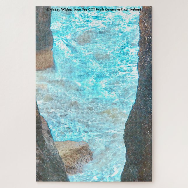 Cliff Walk Dunmore East Waterford Ireland. Jigsaw  Jigsaw Puzzle (Vertical)