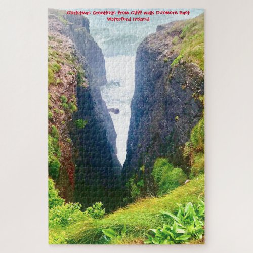 Cliff walk Dunmore East Waterford Ireland Jigsaw P Jigsaw Puzzle