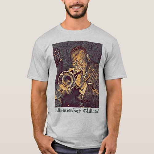 Clifford Brown Jazz Trumpet T_Shirt