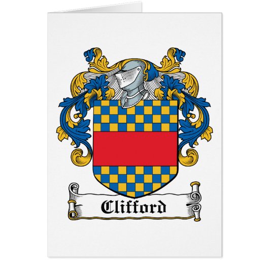 Clifford Family Crest Cards (Front)