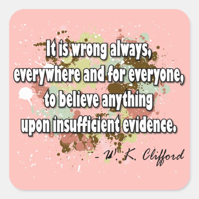 Clifford Square Sticker (Front)