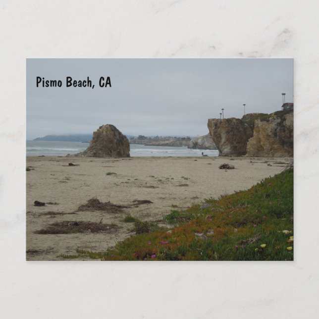 Cliffs Along Pismo Beach Shoreline Postcard (Front)
