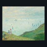 Cliffs at Pourville (1882) by Claude Monet Poster<br><div class="desc">As one of the founding fathers of the French Impressionism, Oscar-Claude Monet (1840–1926) broke free from the convention of copying from the old masters. Monet's impressionistic artworks depicted his direct observation of nature and emphasis on the shifting of lights according to different times and seasons. In this vintage illustration collection,...</div>