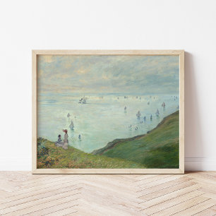 Cliffs at Pourville   Claude Monet Poster