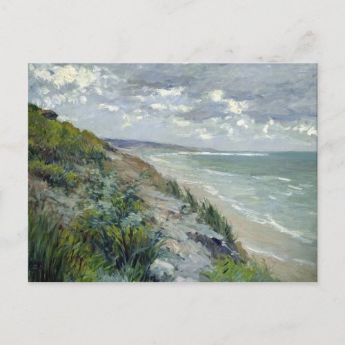 Cliffs by the sea at Trouville Postcard