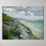 Cliffs By The Sea At Trouville Poster at Zazzle