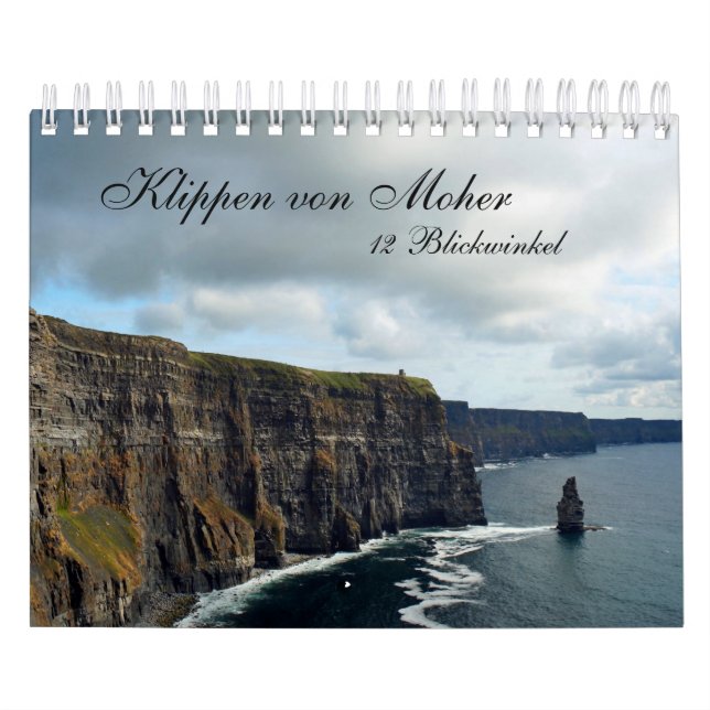 Cliffs of Moher 12 Views Calendar (Cover)
