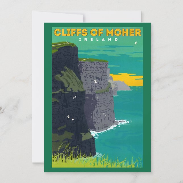 Cliffs of Moher 5x7 Big Postcard (Front)