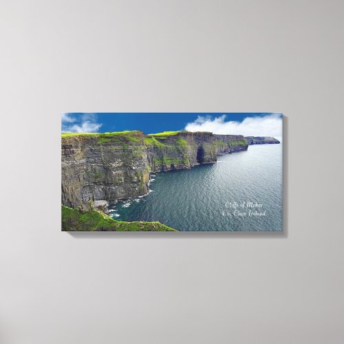 Cliffs of Moher Co Clare Canvas Print