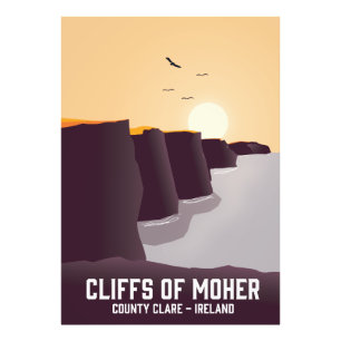 Cliffs of Moher County Clare, Ireland. Photo Print