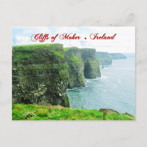 Cliffs of Moher County Clare Ireland Postcard