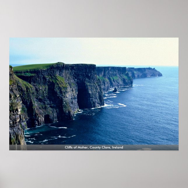 Cliffs of Moher, County Clare, Ireland Poster (Front)