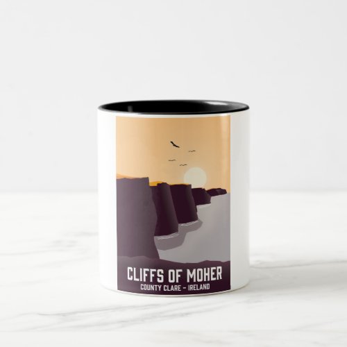 Cliffs of Moher County Clare Ireland Two_Tone Coffee Mug