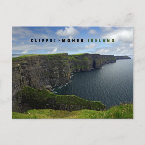 Cliffs of Moher in Ireland Postcard