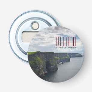 Cliffs of Moher in Ireland text Bottle Opener