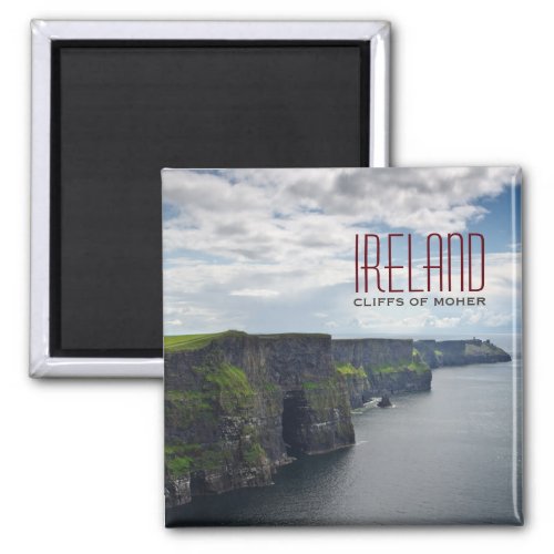 Cliffs of Moher in Ireland text magnet