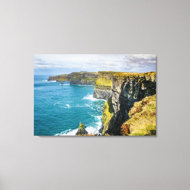 Cliffs of Moher, Ireland Canvas Print (Front)