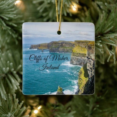 Cliffs of Moher Ireland Ceramic Ornament