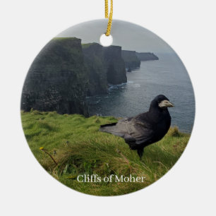 Cliffs of Moher, Ireland Christmas Ornament Rook