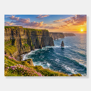 Cliffs of Moher Ireland Coastal Landscape Foam Board