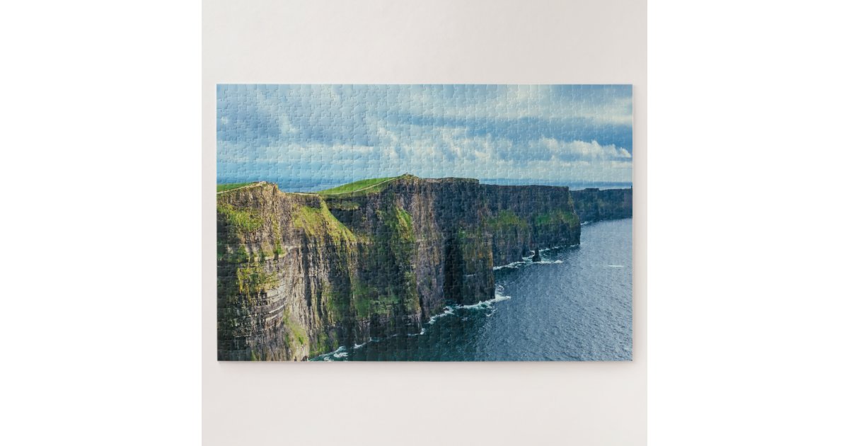 Cliff's of Moher Ireland. Jigsaw Puzzle Zazzle