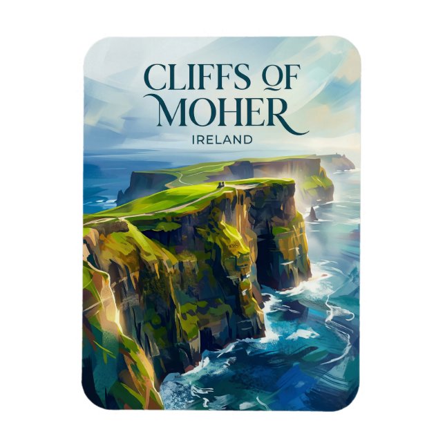 Cliffs of Moher Ireland Magnet (Vertical)