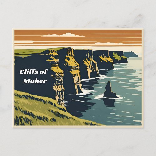 Cliffs of Moher Ireland Postcard