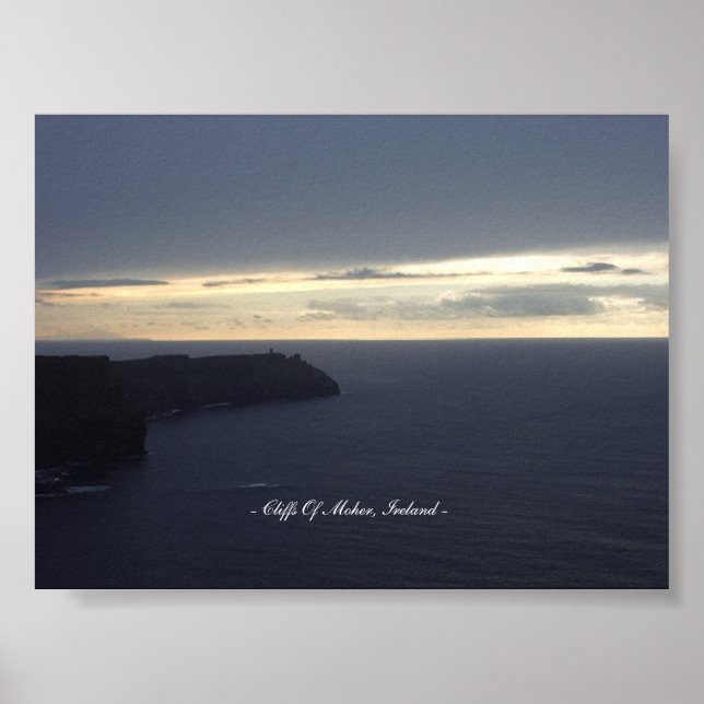 Cliffs of Moher, Ireland Poster (Front)