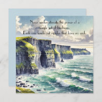Cliffs of Moher, Ireland & Quote