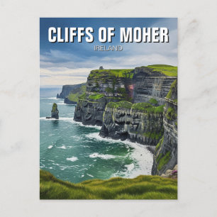 Cliffs of Moher Ireland Travel Postcard