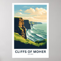 Cliffs of Moher Ireland Travel Print