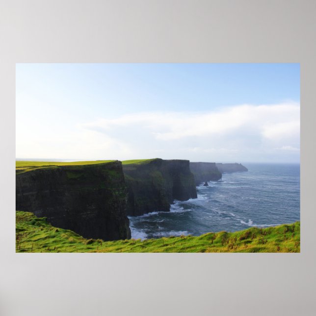 Cliffs of Moher - South View 1 Poster (Front)