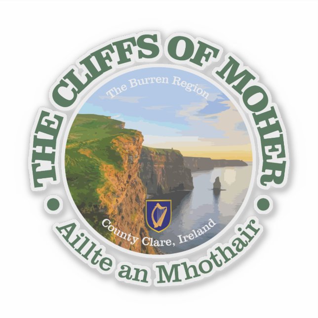Cliffs of Moher Sticker (Front)