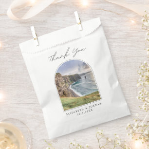 Cliffs of Moher Wedding Favor Ireland Thank You Bag