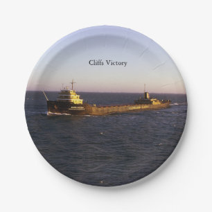 Cliffs Victory paper plate