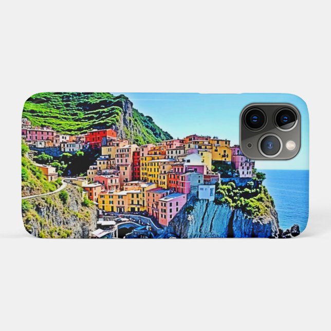 Cliffside Dreams: Manarola’s Colors Case-Mate iPhone Case (Back (Horizontal))