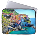 Cliffside Dreams: Manarola’s Colors Laptop Sleeve