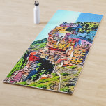 Cliffside Dreams: Manarola’s Colors Yoga Mat