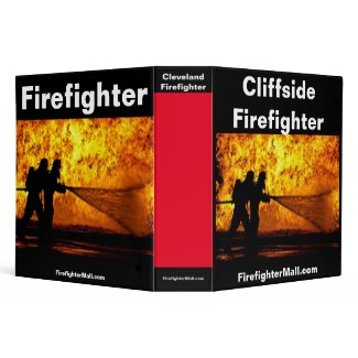 Cliffside Firefighter 3 Ring Binder