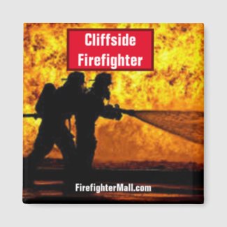 Cliffside Firefighter Magnet