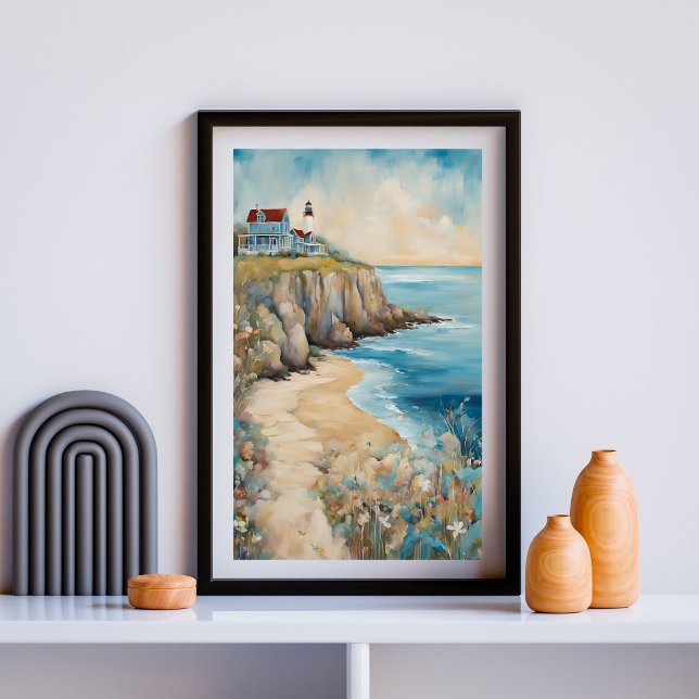 Cliffside Lighthouse Escape Poster (Creator Uploaded)