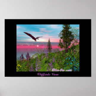 Cliffside View Poster