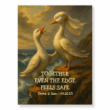 "Cliffside Vows – A Goose Love Story" Poster