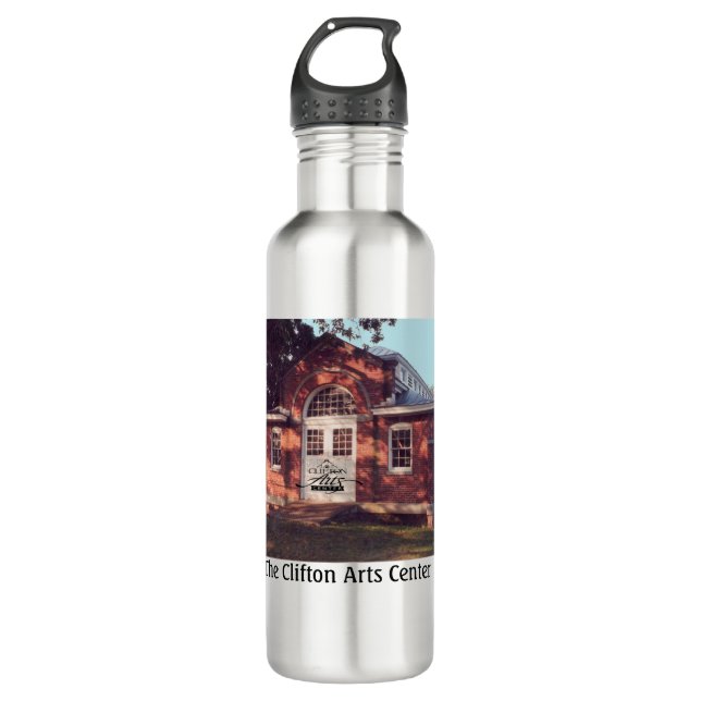 Clifton Arts Center Water Bottle (Front)