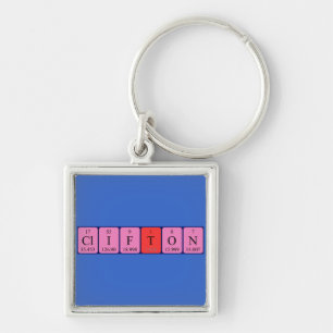 Clifton periodic table name keyring