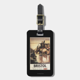 Clifton Suspension Bridge and Boats Luggage Tag