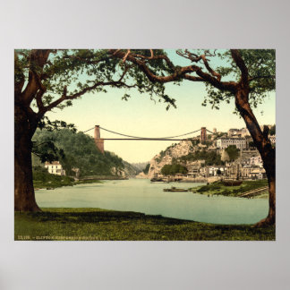 Clifton Suspension Bridge I, Bristol, England Poster