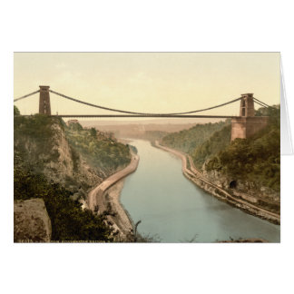 Clifton Suspension Bridge II, Bristol, England Cards