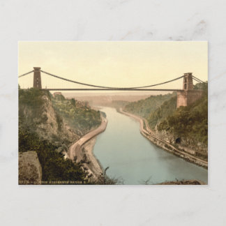 Clifton Suspension Bridge II, Bristol, England Postcard